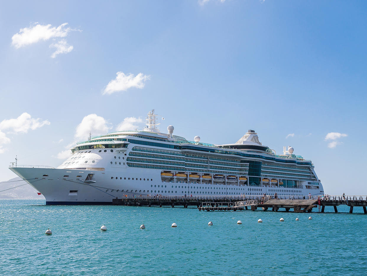 Passengers sun bathing on the deck of a cruise ship could be exposed to worst air pollution than in some of the world's most polluted cities: Shutterstock