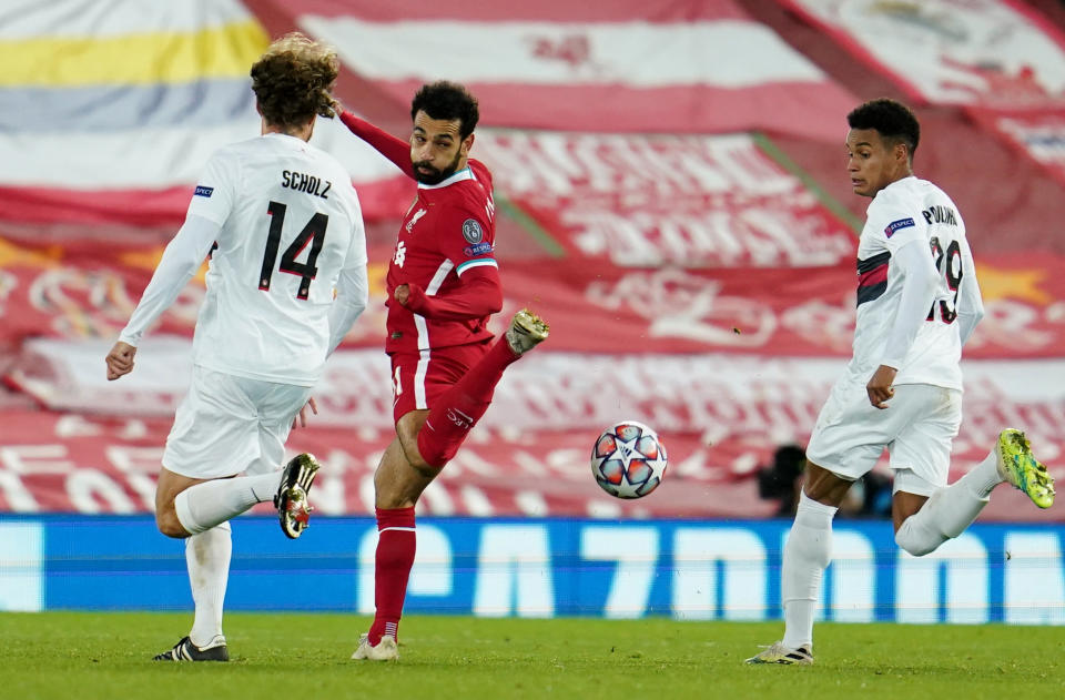 Klopp schonte seine Stars um Mohammed Salah lange, nach seiner Einwechslung erzielte dieser dann das 2:0 gegen den dänischen Underdog. (Bild: REUTERS/Jon Super)