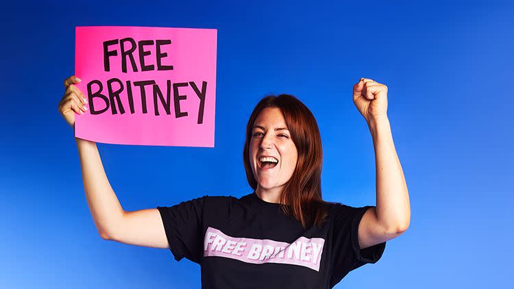 free britney advocate diy last minute halloween costume