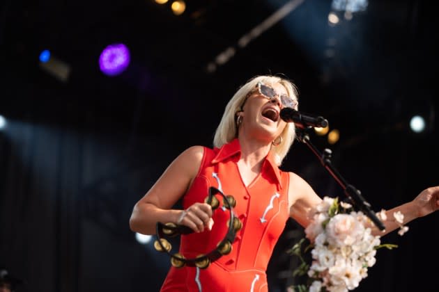 Maggie Rose delivered one of the high points of FloydFest 2024, the annual Virginia roots-music jam. - Credit: Shana Leigh*