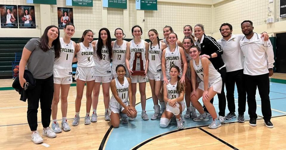 The Carrollton girls’ basketball team won its first district title.