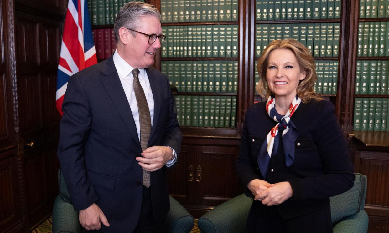 <span>Keir Starmer with Natalie Elphicke on Wednesday after the announcement of her defection.</span><span>Photograph: Stefan Rousseau/PA</span>