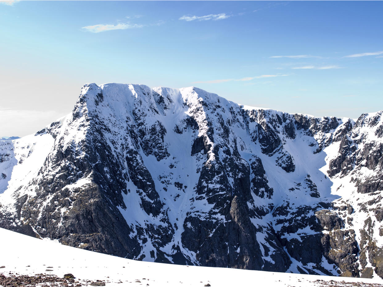 The climbers were lifted from the mountain at 2am on Saturday: Getty Images/iStockphoto