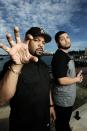 <p>Not only did rapper Ice Cube raise a son who also grew up to be a rapper, O’Shea Jackson Jr., but the two could easily be mistaken for twins. Jackson even played his dad in a movie about his life, <em>Straight Outta Compton</em>.</p>