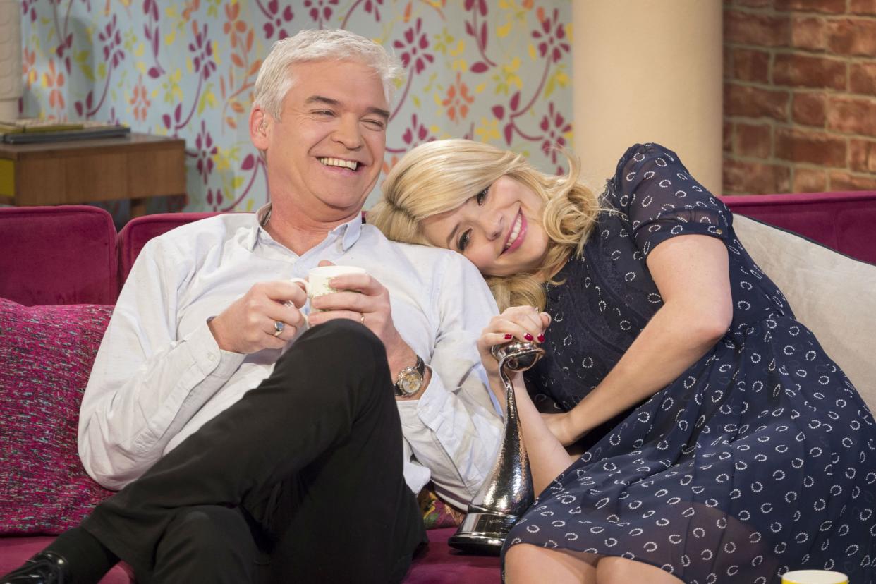 Phillip Schofield and Holly Willoughby's names have dropped in popularity in the baby names charts