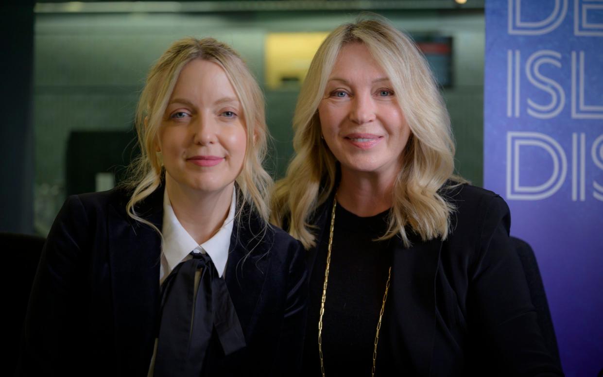 Kirsty Young with Desert Island Discs' current host, Lauren Laverne