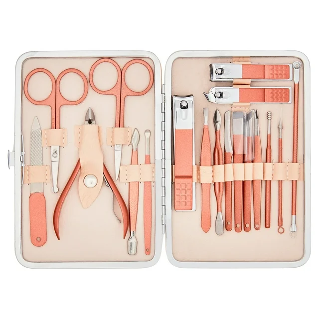 <p><a href="https://go.redirectingat.com?id=74968X1596630&url=https%3A%2F%2Fwww.walmart.com%2Fip%2FManicure-Set-Pedicure-Kit-Nail-Clippers-Professional-Grooming-Tools-18-In-1-Luxurious-Travel-Case-For-Men-Women-2020-Upgraded-Version%2F838236064&sref=https%3A%2F%2Fwww.womansday.com%2Flife%2Fg29417379%2Fgifts-for-wife%2F" rel="nofollow noopener" target="_blank" data-ylk="slk:Shop Now;elm:context_link;itc:0;sec:content-canvas" class="link rapid-noclick-resp">Shop Now</a></p><p>Manicure and Pedicure Kit</p><p>walmart.com</p><p>$17.99</p>