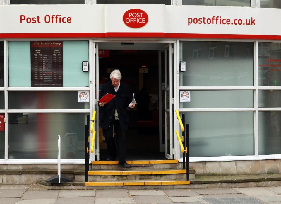 Post offices handled a record £3.23 billion in cash in May (Sean Dempsey/PA) (PA Archive)