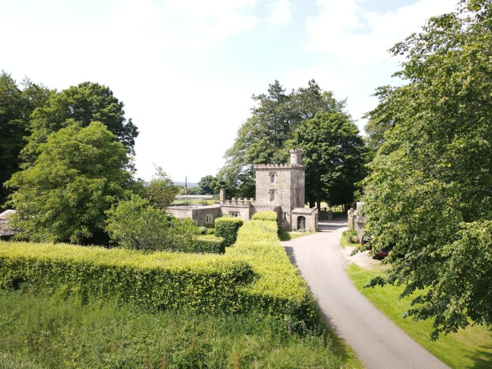 The lodge’s castellated design is reminiscent of the towers surrounding Windsor Castle also designed by Sir Jeffry Wyattville (Knight Frank)