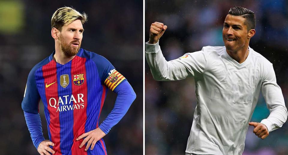 Lionel Messi and Cristiano Ronaldo