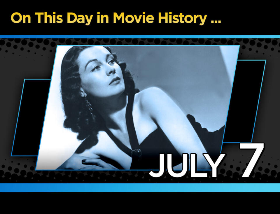 On this day in Movie History July 7 Title Card