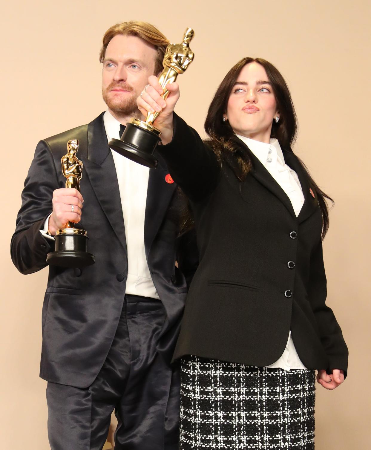 Finneas O'Connell and Billie Eilish won best original song for "What Was I Made For?"