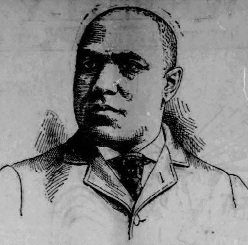 Wallace Arkansas Gaines as he appeared in the Lexington Weekly Leader of Sept. 8, 1897.