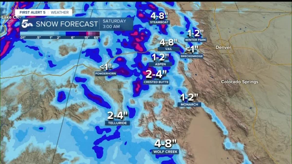 Ski Report Colorado snow totals measured in feet to start 2023