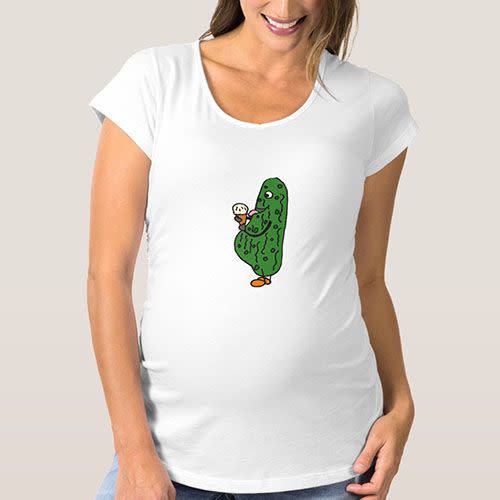 Pregnant Pickle Maternity Shirt