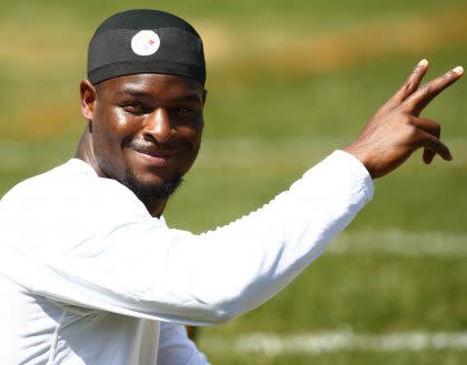 Pittsburgh Steelers running back LeVeon Bell had his suspension reduced (AP).