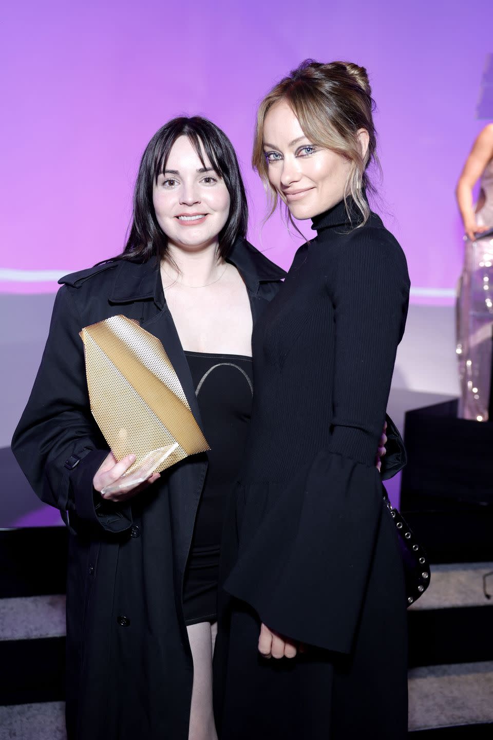 los angeles, california march 21 l r elena velez and olivia wilde attends the fashion trust us awards 2023 at goya studios on march 21, 2023 in los angeles, california photo by stefanie keenangetty images for fashion trust us