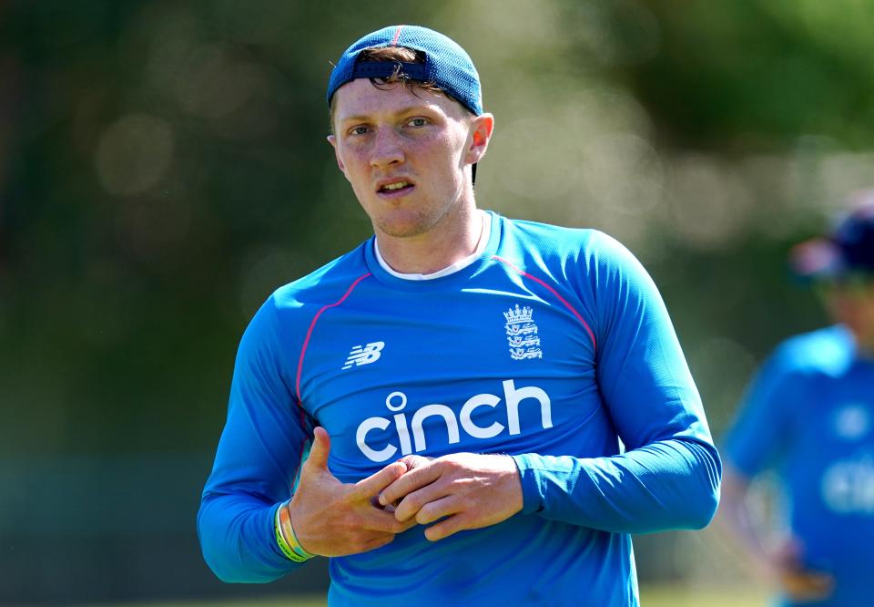 Dom Bess is ready if required during the five-match Test series against India (Mike Egerton/PA) (PA Wire)