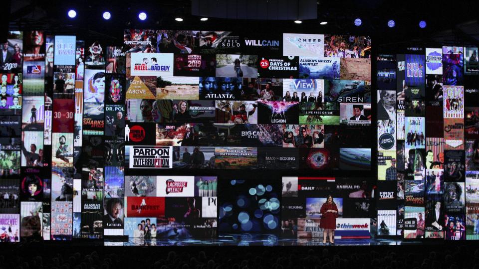 Disney’s 2019 upfront presentation, just after the company took full control of Hulu - Credit: Robert Milazzo/Walt Disney Television