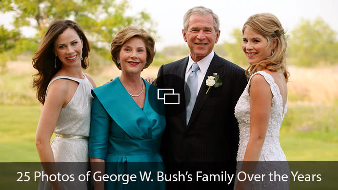 Barbara Bush, George W. Bush, Laura Bush, Jenna Bush Hager: 25 Photos of George W. Bush's Family Over the Years