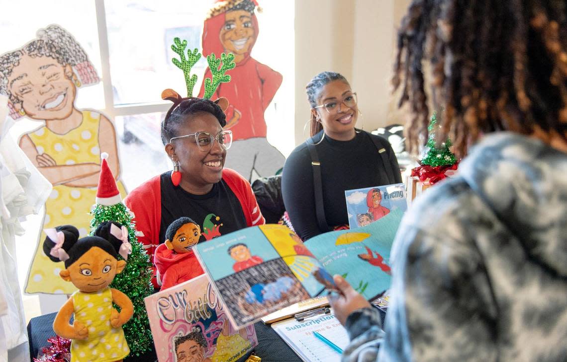 “I realized that most of my students aren’t reflected in the books I was reading. I was working at a school that was 98% African American,” says Dayonne Richardson, an author who is a teacher at Hogan Preparatory Academy.