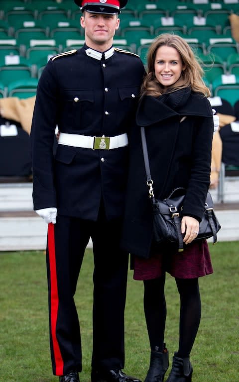 Kim Sears with her brother Scott - Credit: PA