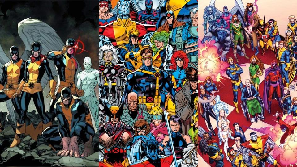 Marvel's mutant heroes the X-Men from 1963 to today.