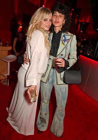 <p>Dave Benett/VF24/WireImage for Vanity Fair</p> Renee Rapp and Towa Bird attend the 2024 Vanity Fair Oscar Party