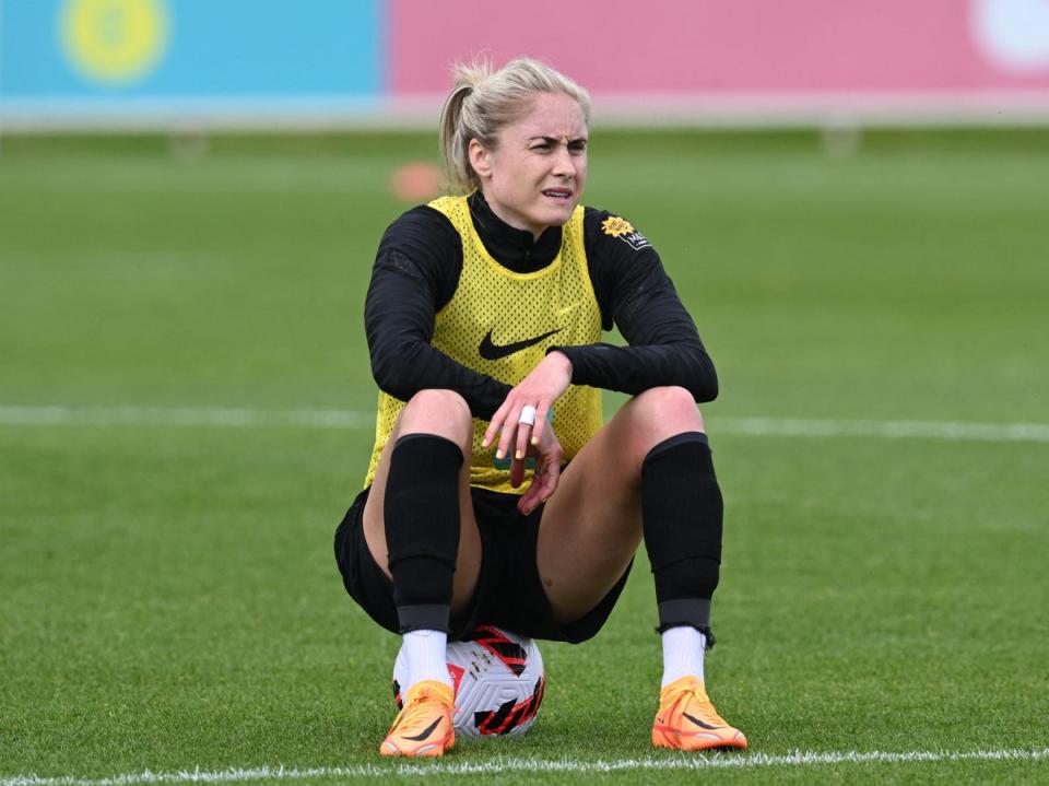 Former England captain Steph Houghton misses out on the home Euros  (AFP via Getty Images)