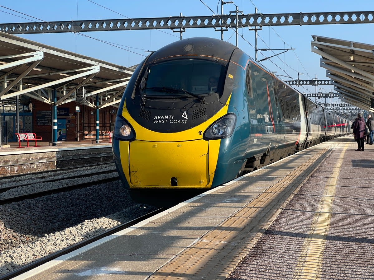 Right direction? Avanti West Coast ran one in four of its services during an RMT national strike, but has been accused of cancelling one in six trains in normal times (Simon Calder)