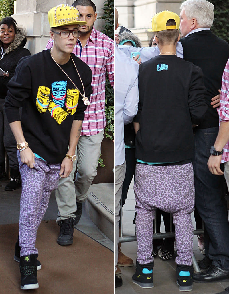 Justin Bieber Makes An Interesting Fashion Statement