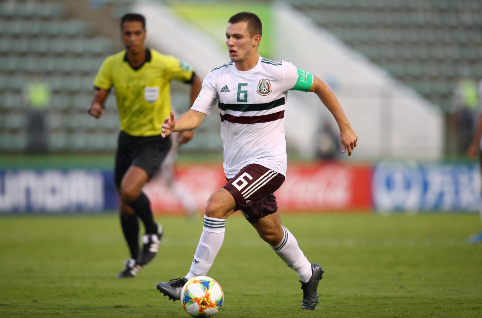 El mexicano fue el capitán de la Selección Mexicana en el Mundial Sub-17 de Brasil 2019(Foto: Buda Mendes - FIFA/FIFA via Getty Images)