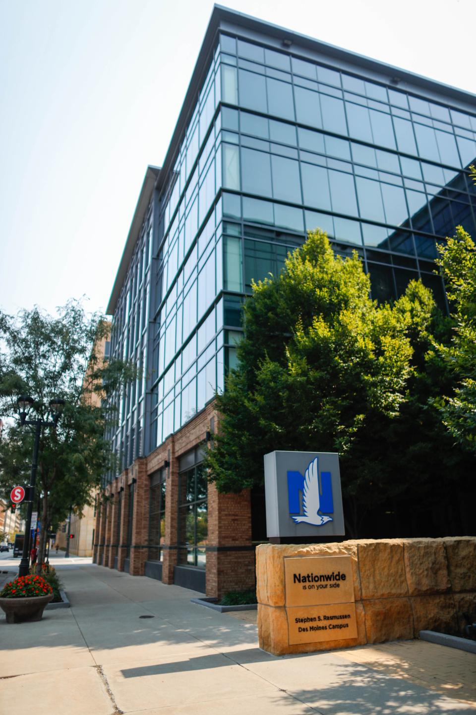 The Nationwide building on Locus and Twelfth is photographed on Thursday, Sept. 8, 2022, in downtown Des Moines.