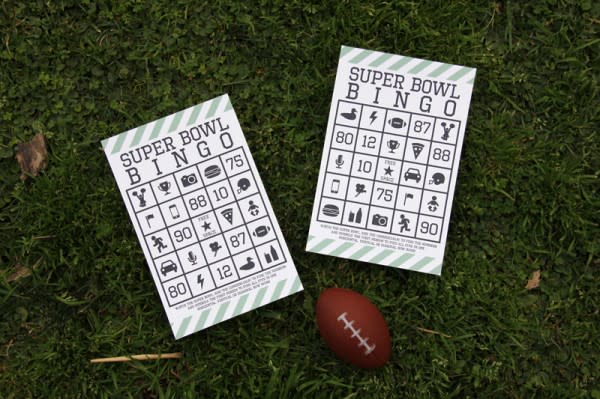 Super Bowl bingo