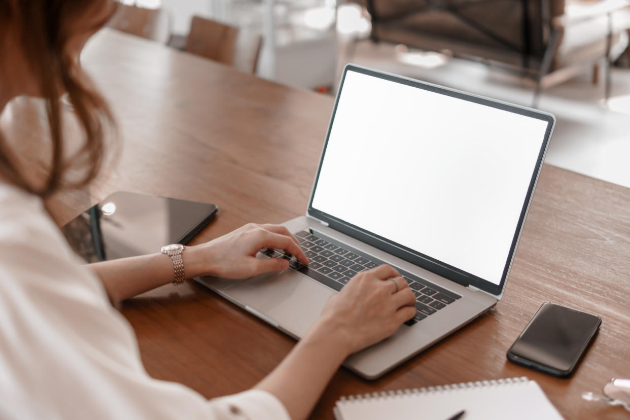 person using a laptop, Amazon laptop, Amazon laptop deal