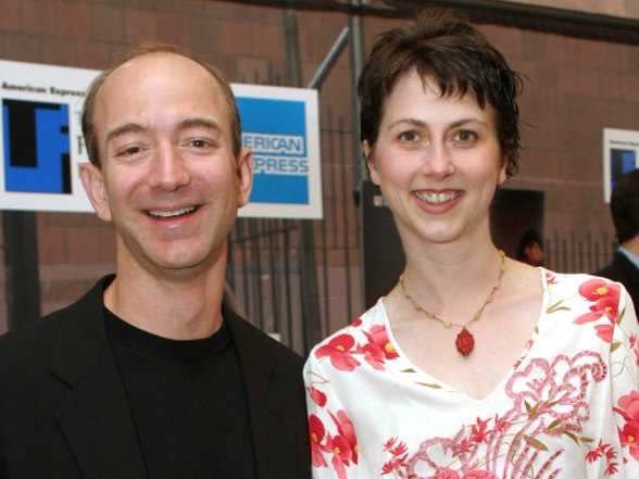 jeff and mackenzie bezos