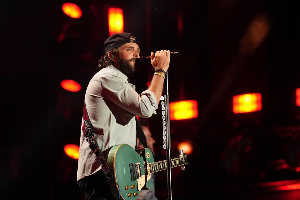 Thomas Rhett performs at Nissan Stadium on Friday, June 10 during CMA Fest 2022 in downtown Nashville.