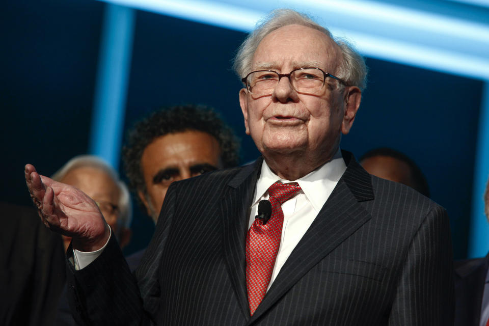 Warren Buffett (Photo by Andy Kropa/Invision/AP)