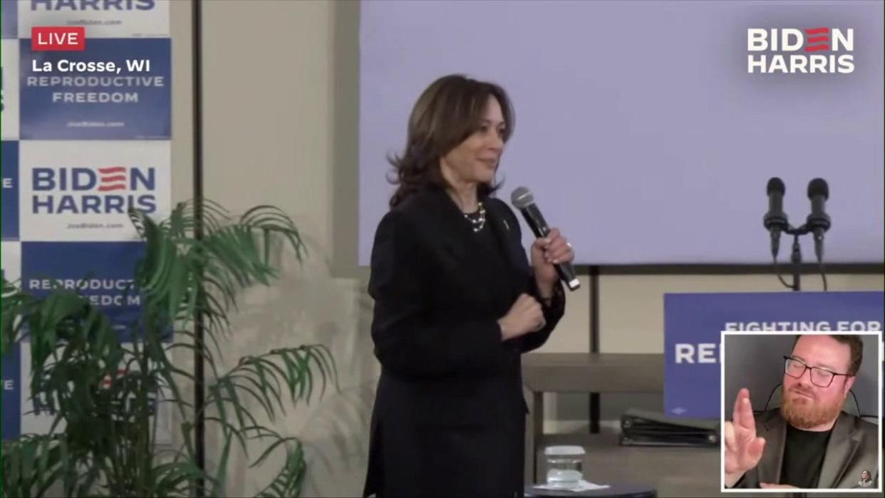 <div>Vice President Kamala Harris campaigns in La Crosse.</div>