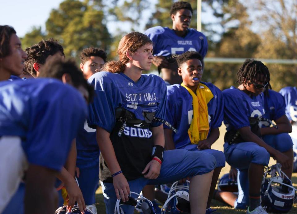 Jo Schmidt, her middle school’s starting QB and the first girl picked to play in the Youth Shrine Bowl of the Carolinas, has unique challenges ahead. Khadejeh Nikouyeh/Knikouyeh@charlotteobserver.com
