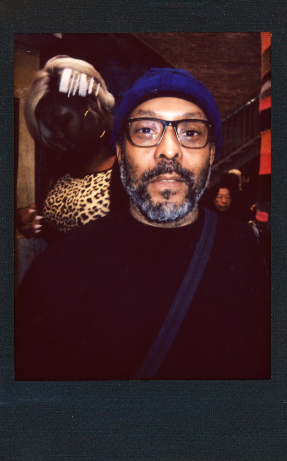 A polaroid of Eric Johnson—some of my longtime NYC friends showed up to celebrate the launch!