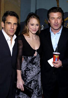 Ben Stiller , Christine Taylor and Alec Baldwin at the LA premiere of Universal's Along Came Polly