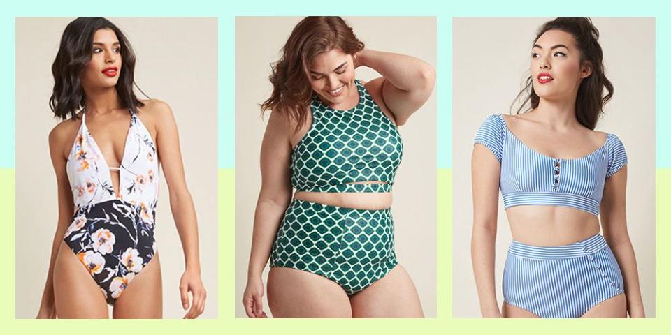 <p>If you treat the beach like your personal catwalk (or even if you don’t), you're probably on the hunt for a trendy suit for the season as we speak. This year we're seeing <a href="https://www.redbookmag.com/fashion/g20690749/unique-swimsuits-for-women/" rel="nofollow noopener" target="_blank" data-ylk="slk:tons of unique one-pieces;elm:context_link;itc:0;sec:content-canvas" class="link ">tons of unique one-pieces</a>, cutouts, and stripes — and these are some of our favorite styles.<br></p>
