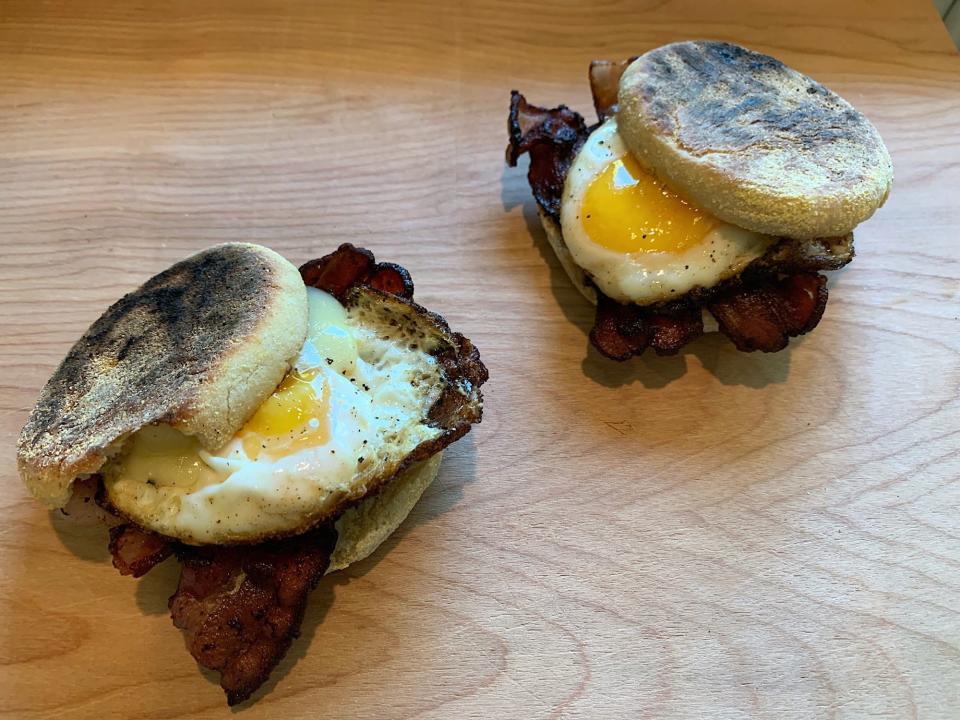 Martha Stewart breakfast sandwich