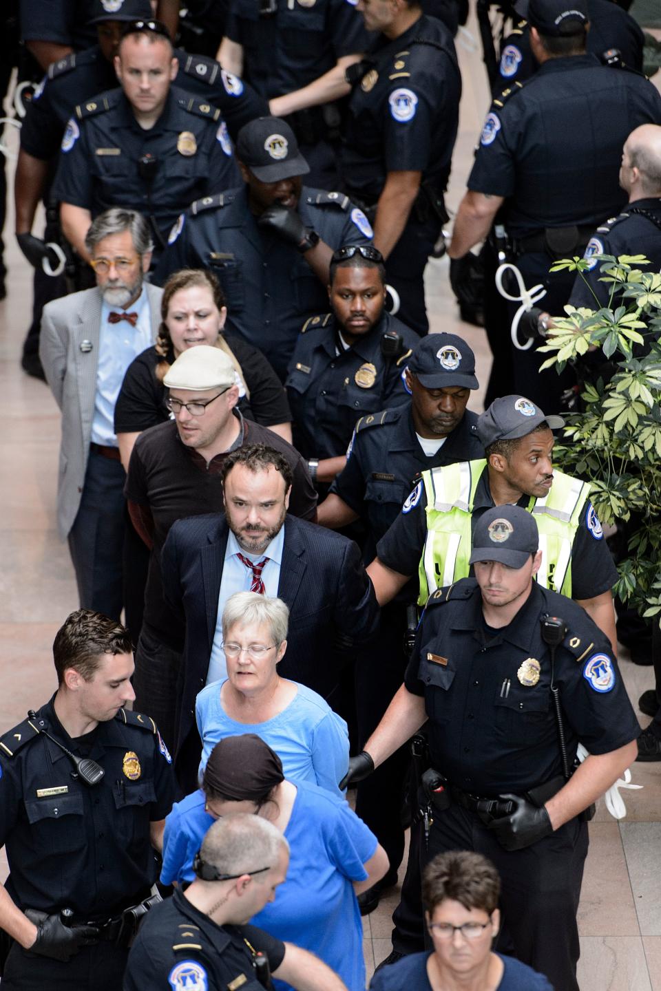 Activists protest against Brett Kavanaugh