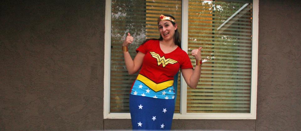 DIY Adult Wonder Woman Costume