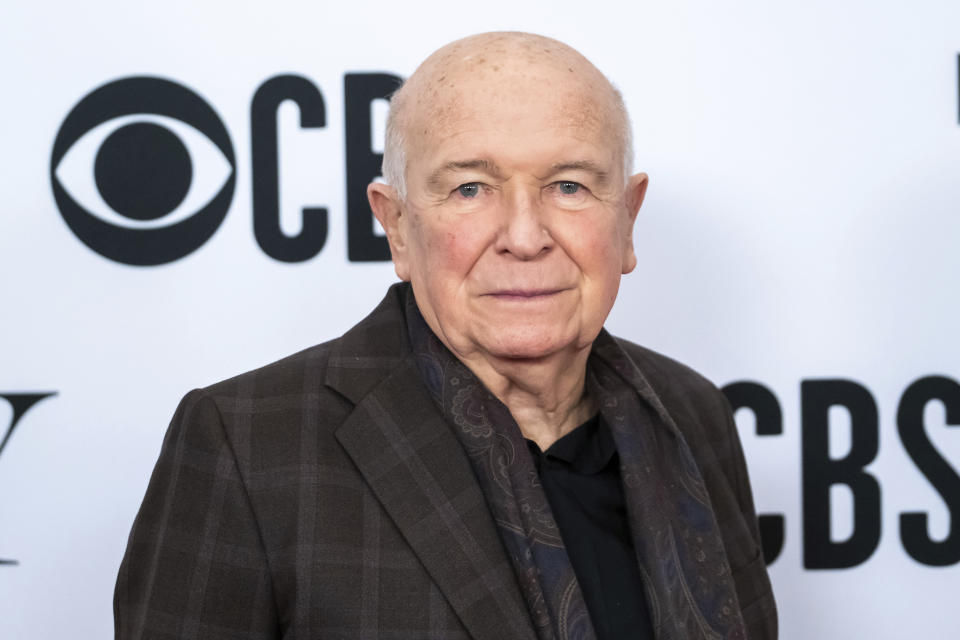 FILE - This May 1, 2019 file photo shows playwright Terrence McNally at the 73rd annual Tony Awards "Meet the Nominees" press day in New York. McNally, one of America’s great playwrights whose prolific career included winning Tony Awards for the plays "Love! Valour! Compassion!" and "Master Class" and the musicals "Ragtime" and "Kiss of the Spider Woman," died Tuesday, March 24, 2020, of complications from the coronavirus. He was 81. (Photo by Charles Sykes/Invision/AP, File)