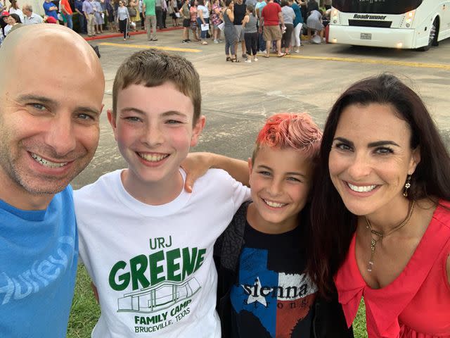 <p>Jennifer Berko</p> Craig, Sammy, Frankie and Jennifer Berko in 2019.