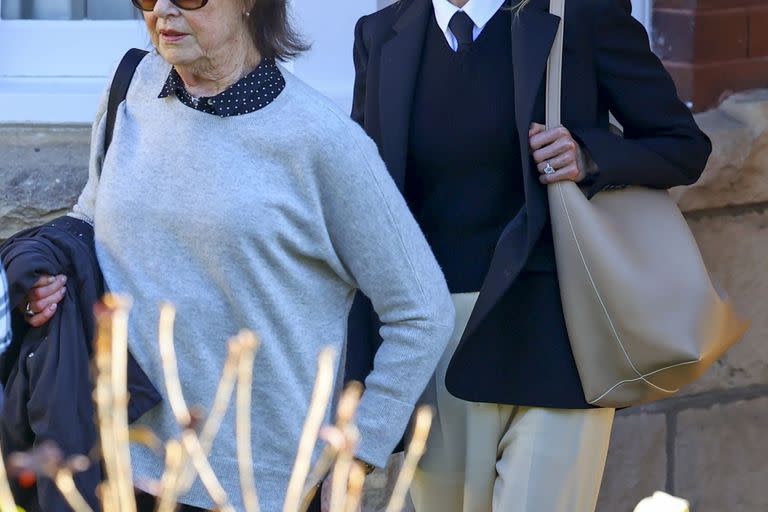 Nicole Kidman en Sydney, junto a su madre Janelle