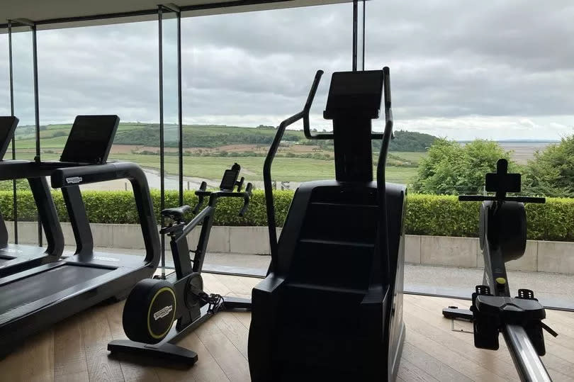 gym with a view